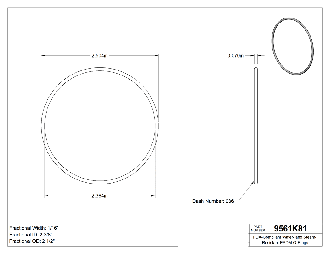 Technical drawing - 9561K81